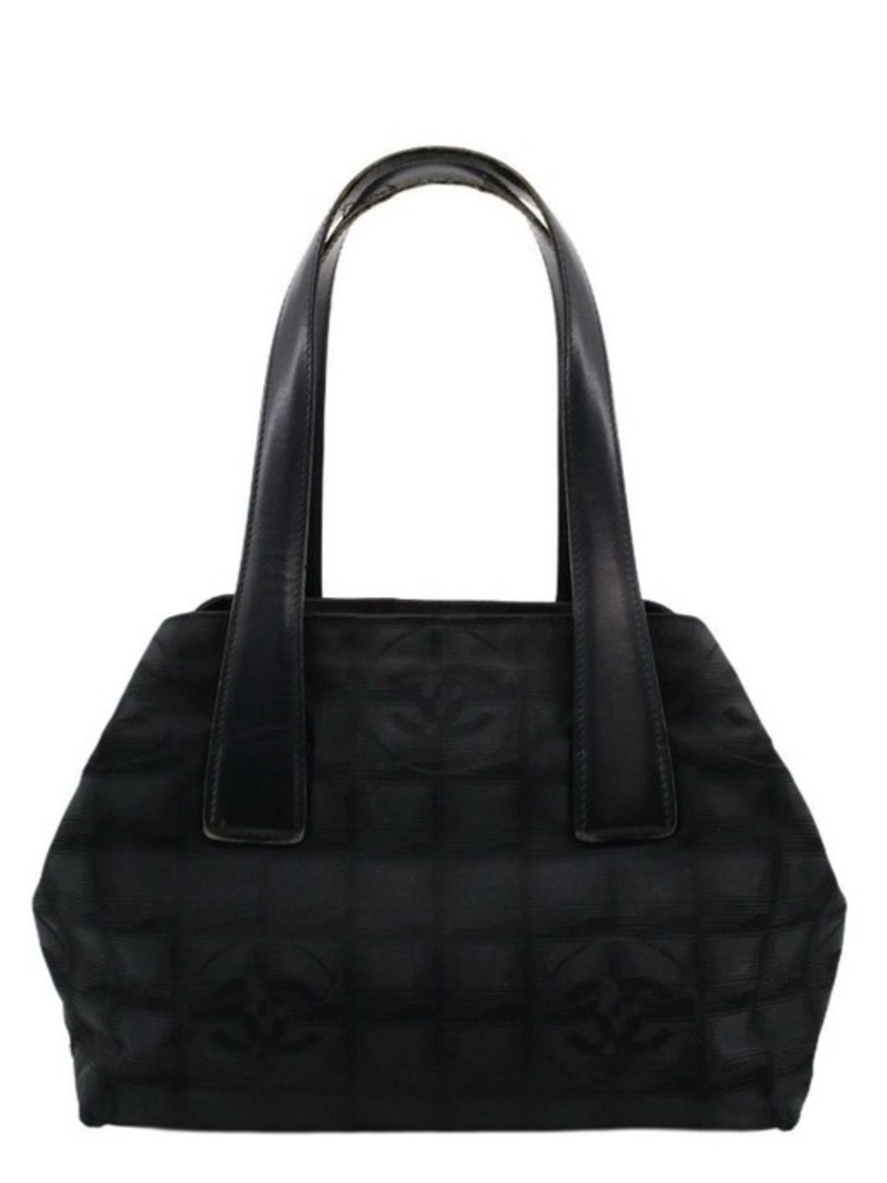 Chanel Travel Line Canvas Small CC Jacquard Tote